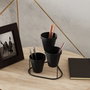 Aberto Design GED-014 Accesorio Decorativo de Metal Negro
